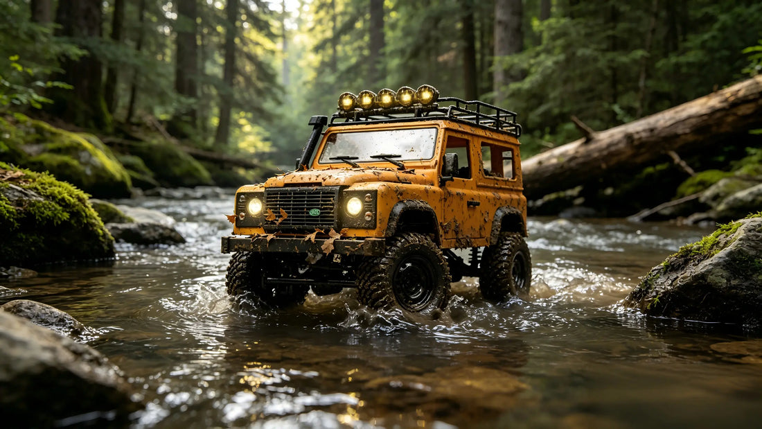 Conquering 46° Inclines: A Hands-On Review of the ZD-pro Land Rover Defender Off-Road RC Truck ZD-pro RC