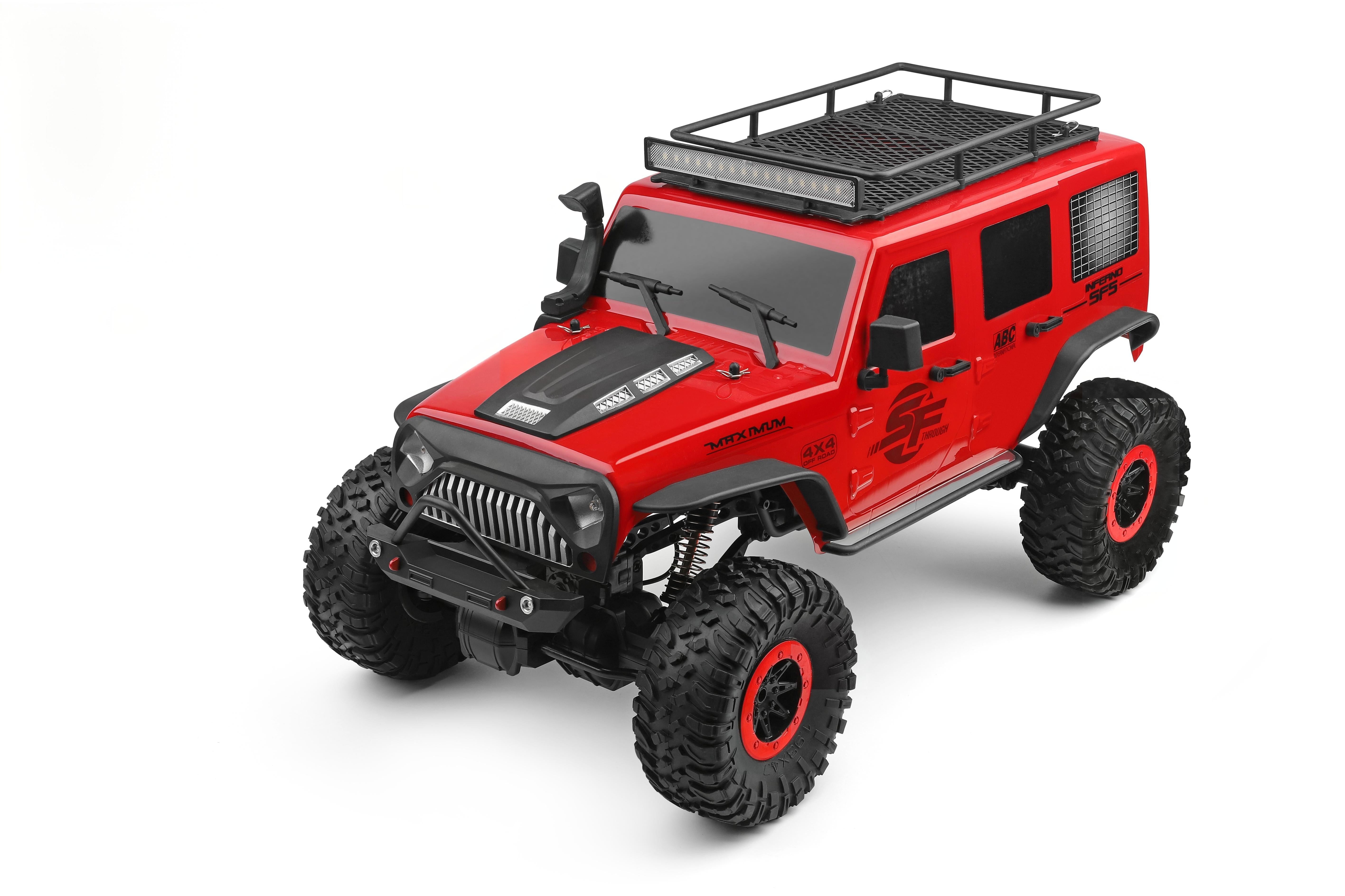 1:10 Scale Rock Crawler RC Car - 4WD Double Motor Off-Road Beast