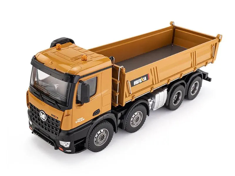 1:16 Scale Professional Dump Truck - Powerful 4WD, Large Dump Bed, All-Terrain RC Vehicle
