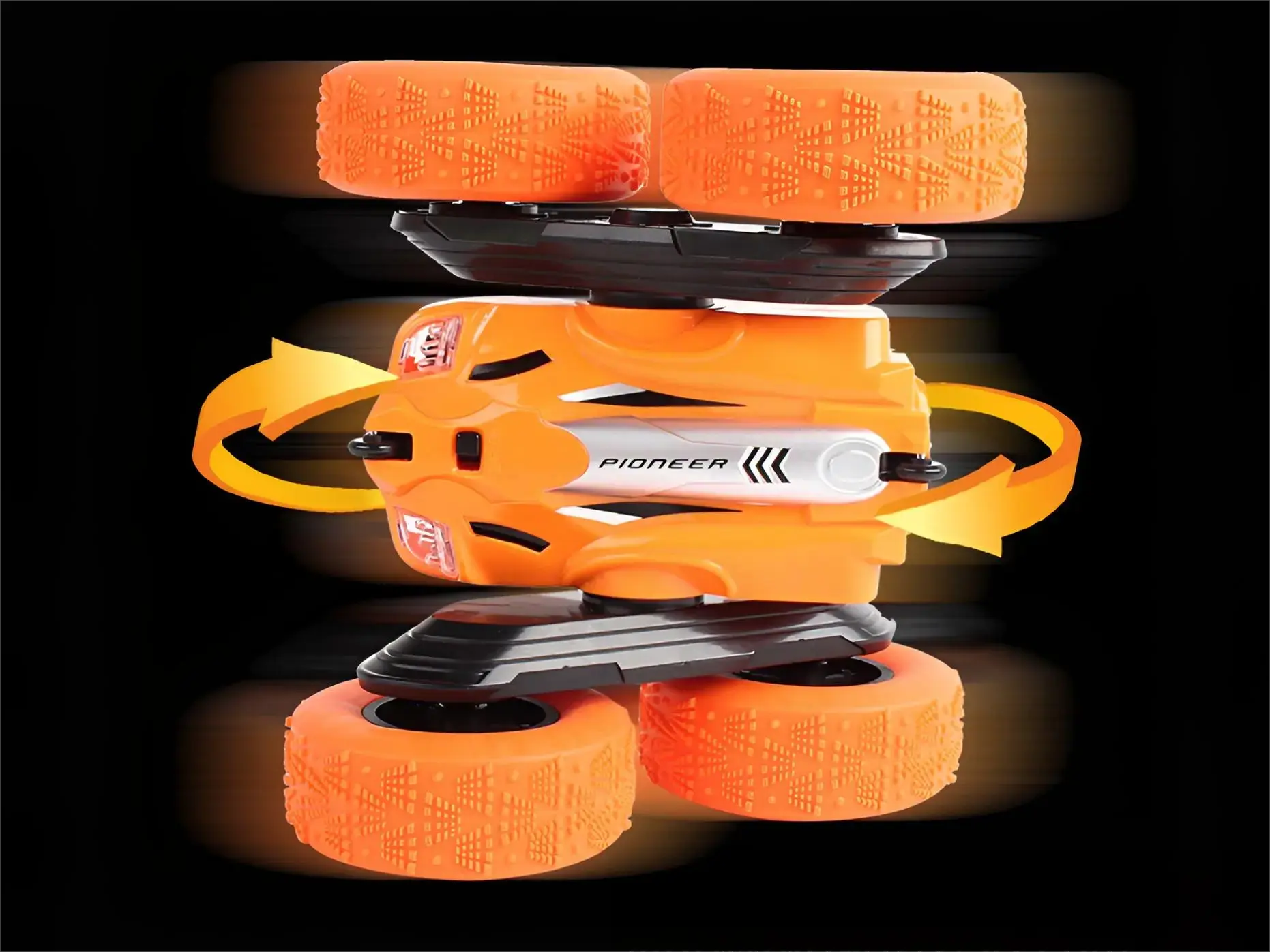 2-Sided Dumper - 360° Stunt Drift RC Car with Flips & Lights ZD-pro RC