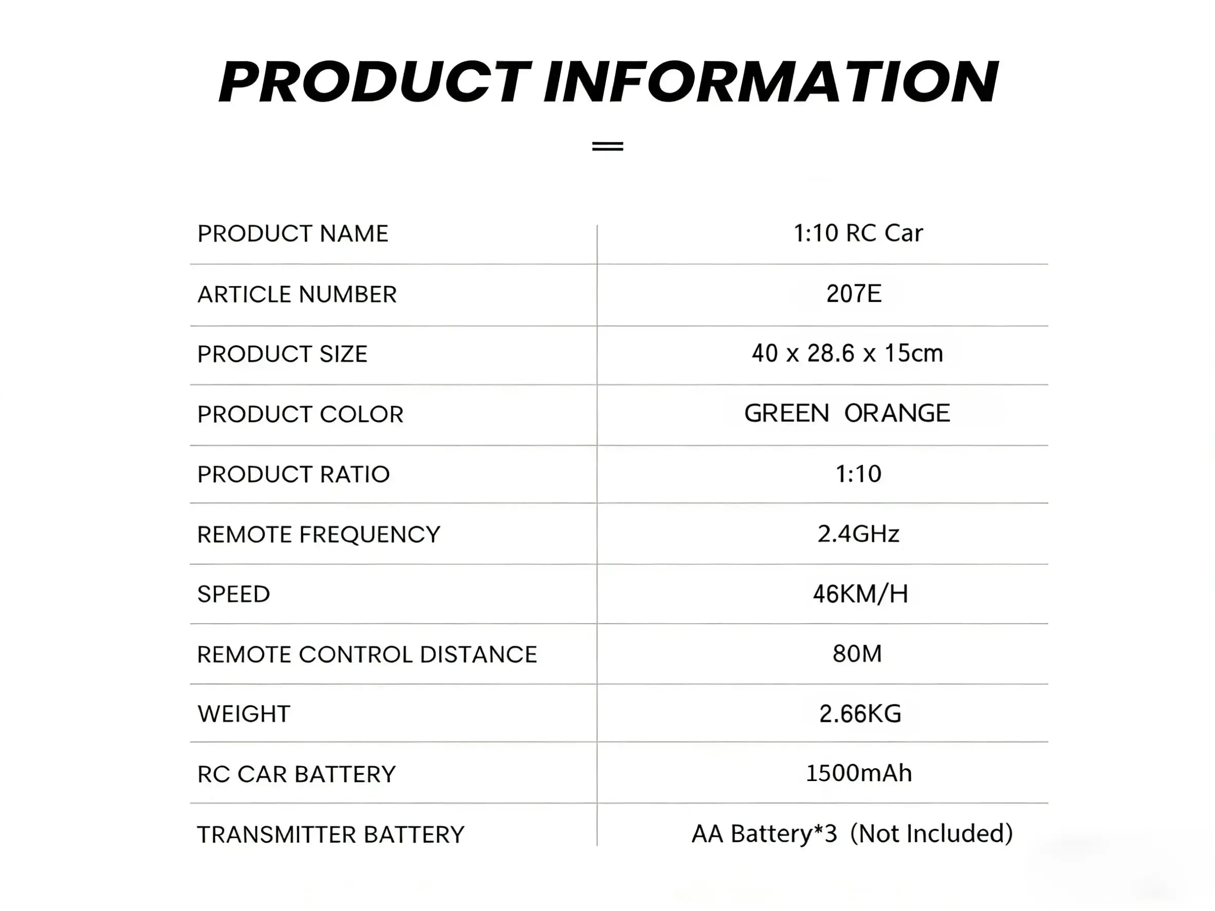 1:10 Brushless Monster Truck – 46KM/H High-Speed Off-Road RC Car ZD-pro RC