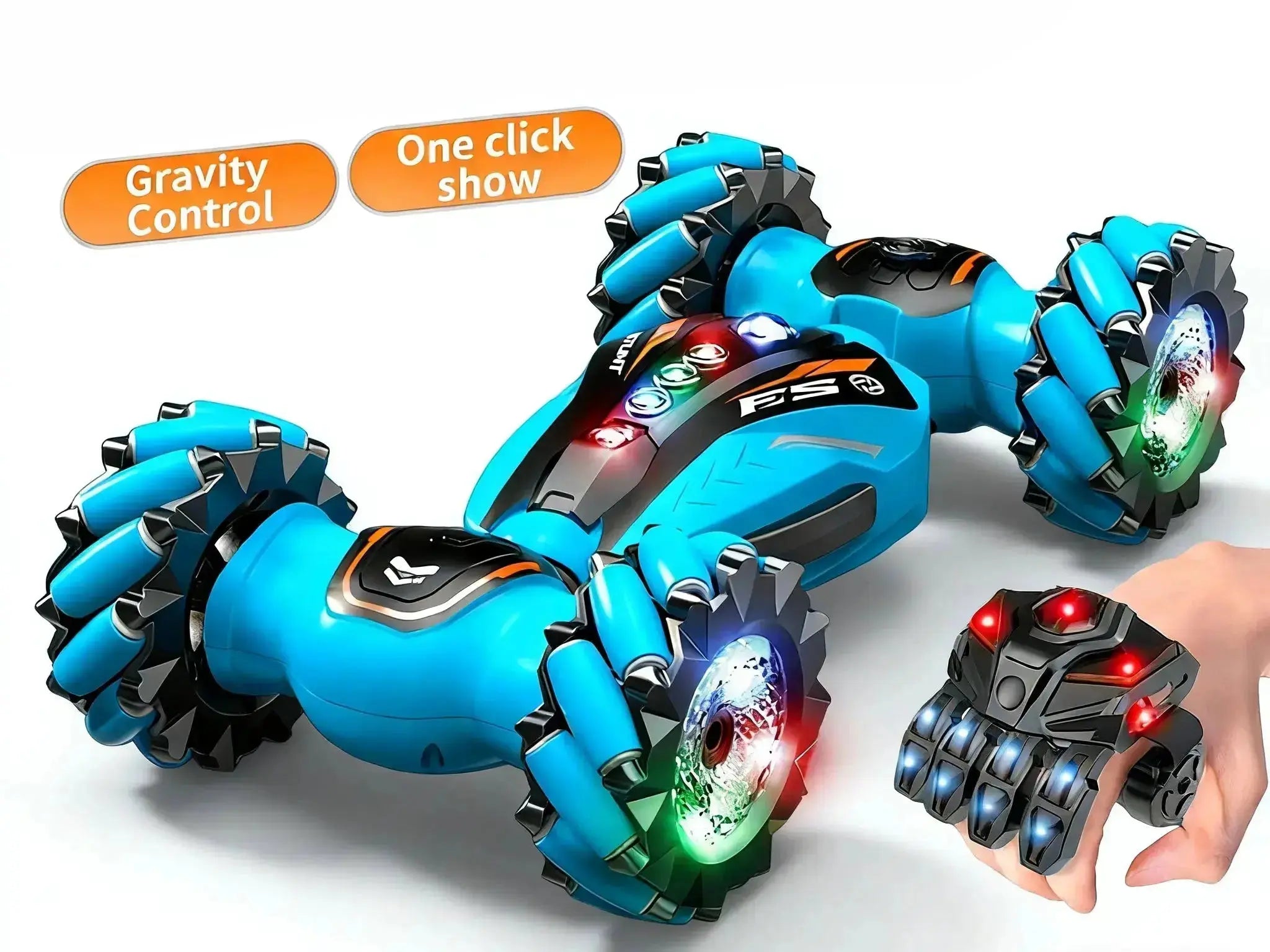 360° Spin RC car Stunt demonstration diagram - ZD-pro RC