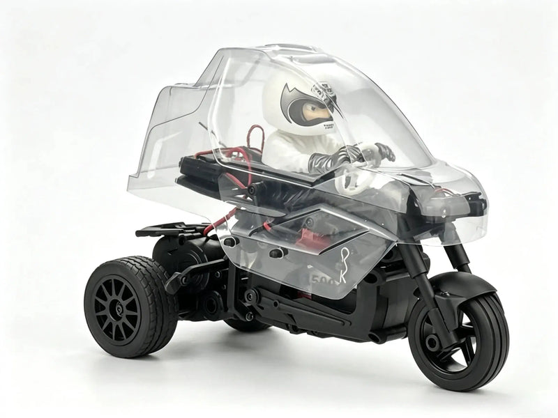 2‑Wheel‑Drive RC Tricycle Stunt Motorcycle, 2.4G Remote Control Drift Bike With LED Lights ZD-pro RC