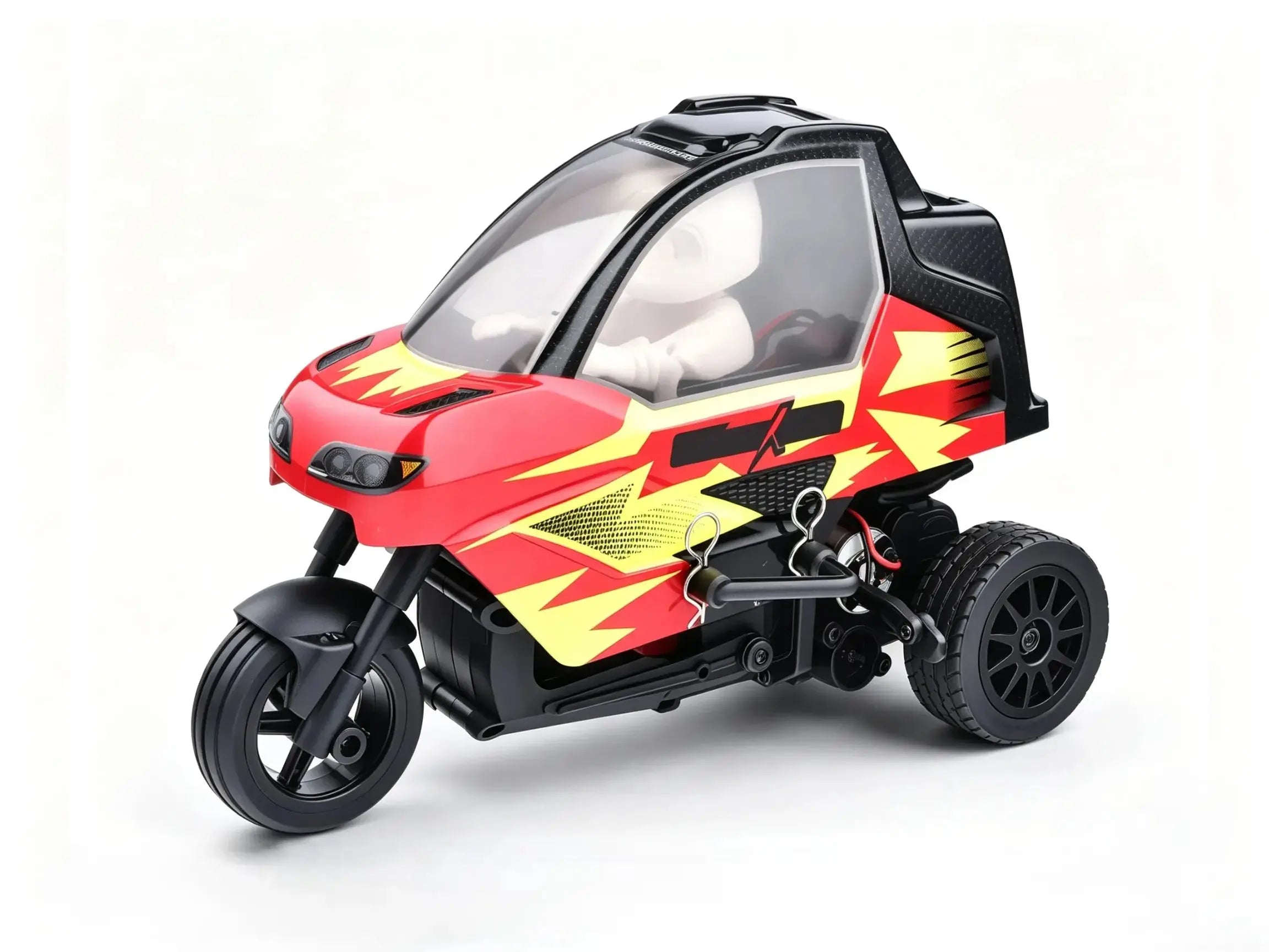 2‑Wheel‑Drive RC Tricycle Stunt Motorcycle, 2.4G Remote Control Drift Bike With LED Lights ZD-pro RC