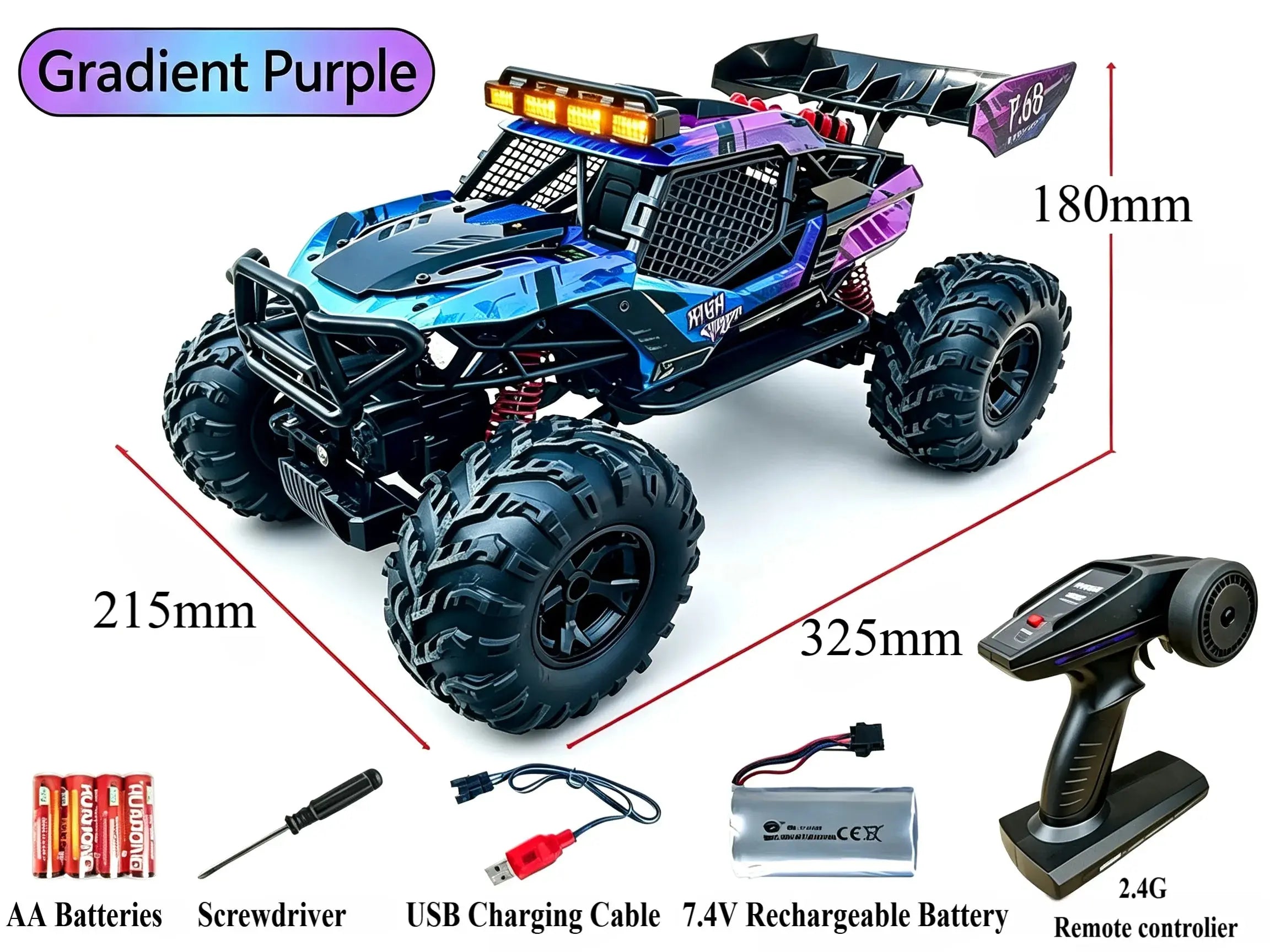 4WD Alloy RC Crawler, Proportional Throttle Off‑Road Truck ZD-pro RC