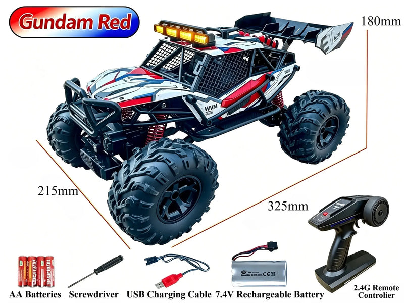 4WD Alloy RC Crawler, Proportional Throttle Off‑Road Truck ZD-pro RC