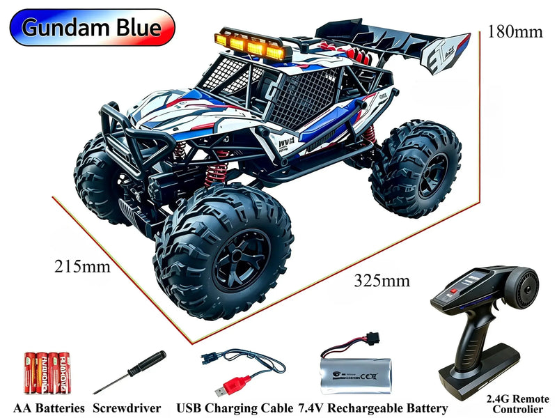 4WD Alloy RC Crawler, Proportional Throttle Off‑Road Truck ZD-pro RC