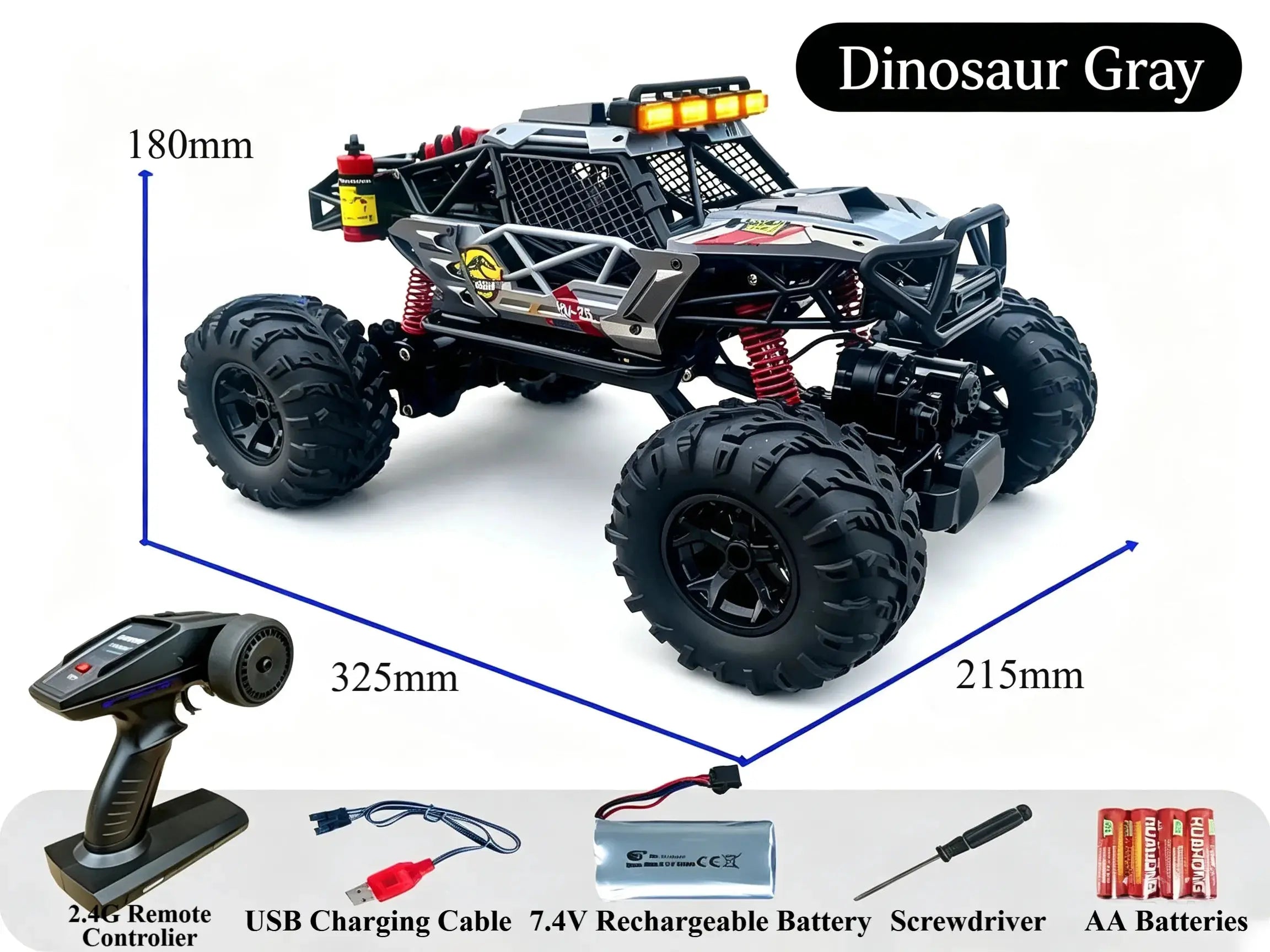 4WD Alloy RC Crawler, Proportional Throttle Off‑Road Truck ZD-pro RC