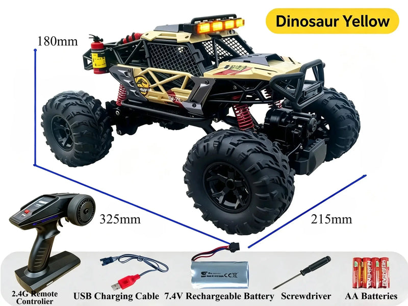 4WD Alloy RC Crawler, Proportional Throttle Off‑Road Truck ZD-pro RC