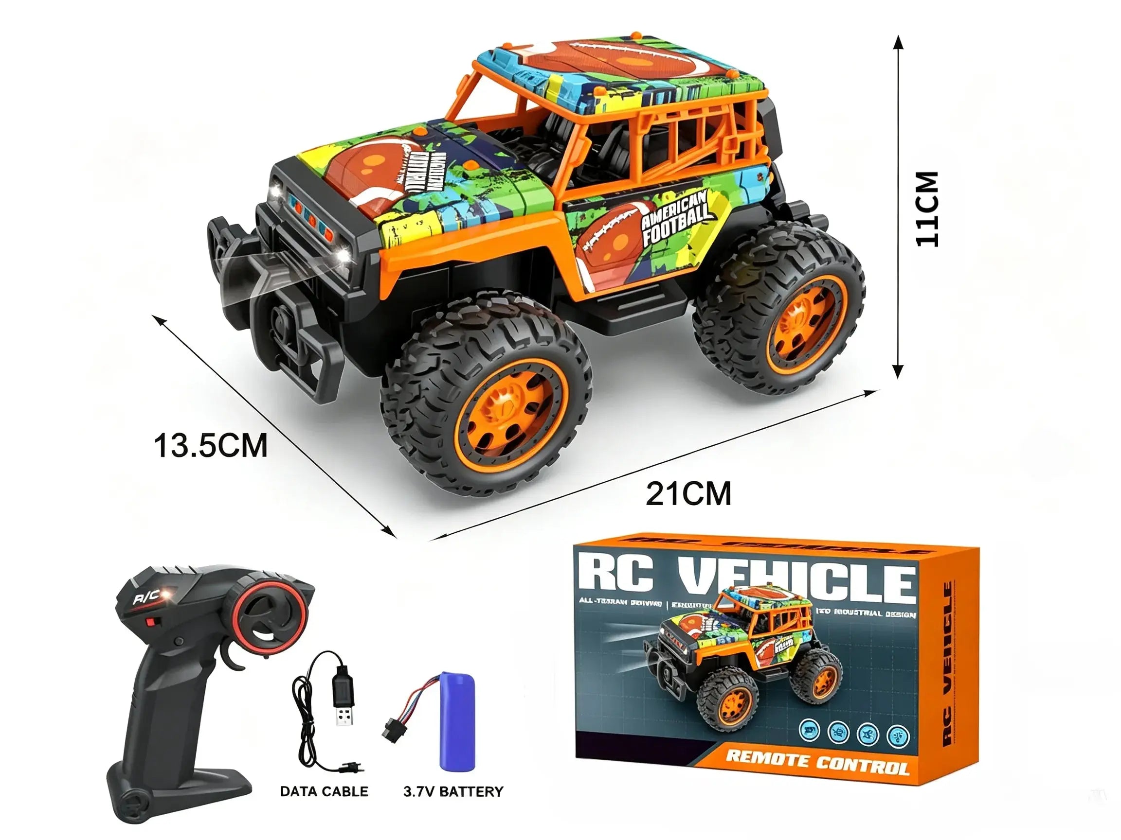 4WD High Speed Climbing Monster Truck, 1:20 Off-Road RC Hobby Vehicle ZD-pro RC