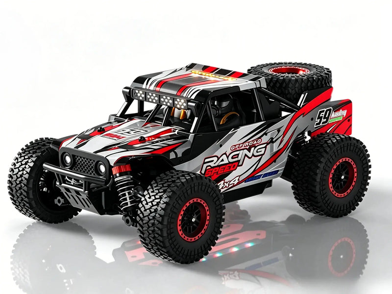 1:18 4WD RC Off-Road Buggy Waterproof LED Light High Speed RC Truck ZD-pro RC