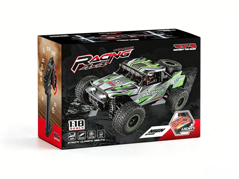1:18 4WD RC Off-Road Buggy Waterproof LED Light High Speed RC Truck ZD-pro RC