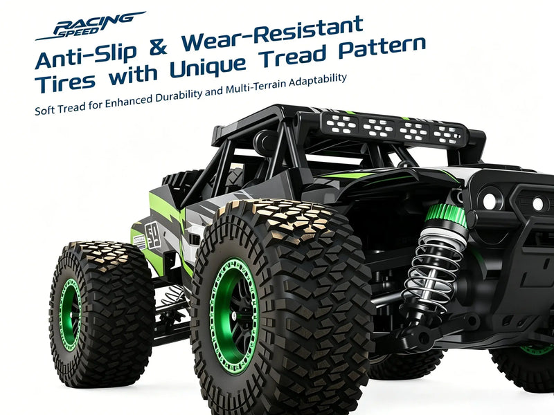 1:18 4WD RC Off-Road Buggy Waterproof LED Light High Speed RC Truck ZD-pro RC