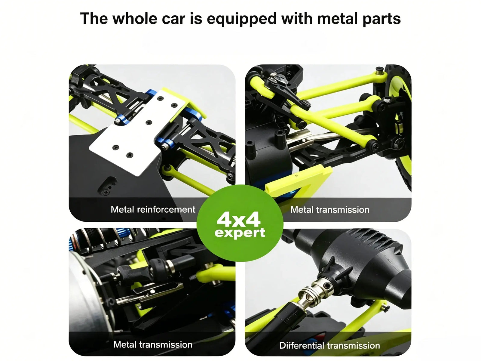 1:12 Scale 4WD RC Off-Road Buggy with Independent Suspension ZD-pro RC