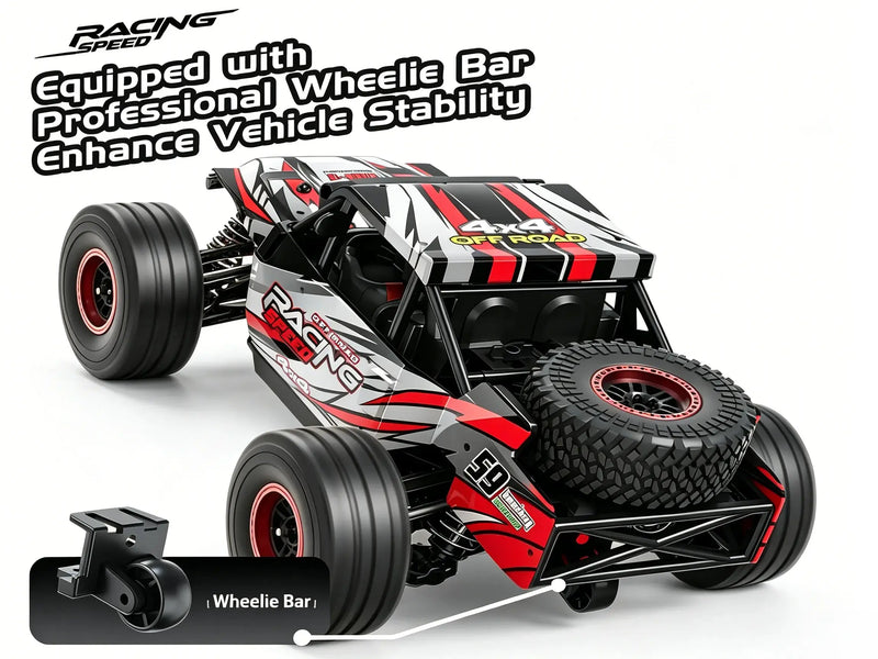 1:18 4WD RC Off-Road Buggy Waterproof LED Light High Speed RC Truck ZD-pro RC