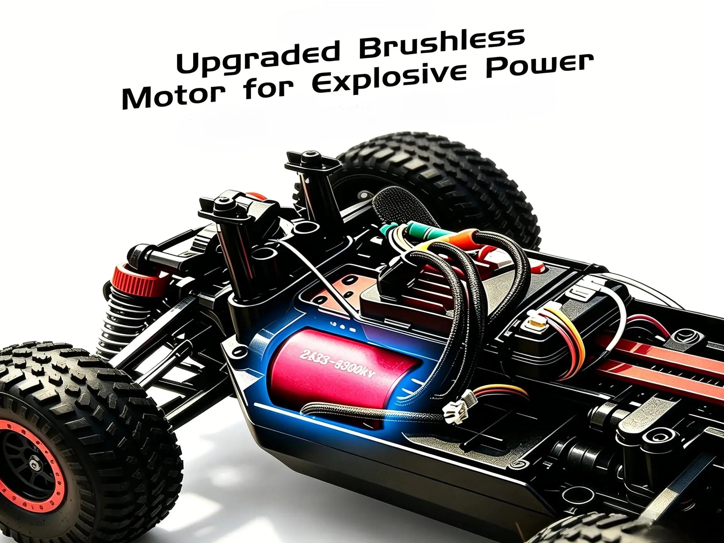 1:18 4WD RC Off-Road Buggy Waterproof LED Light High Speed RC Truck ZD-pro RC
