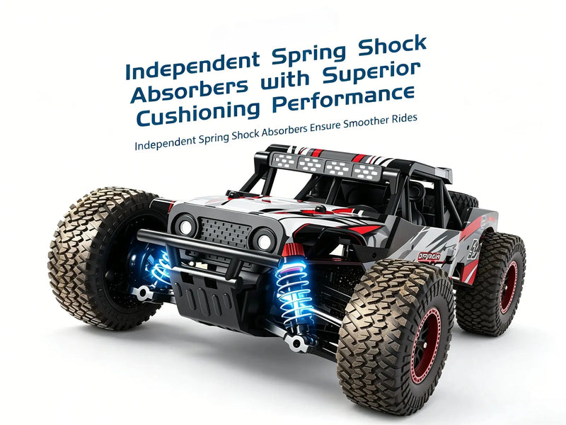 1:18 4WD RC Off-Road Buggy Waterproof LED Light High Speed RC Truck ZD-pro RC