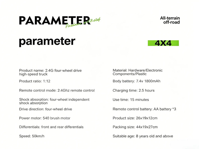 1:12 Scale 4WD RC Off-Road Buggy with Independent Suspension ZD-pro RC