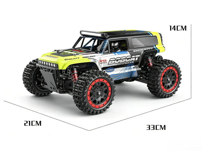 4WD RC Off-Road Truck with LED Lights, Brushed & Brushless Versions ZD-pro RC