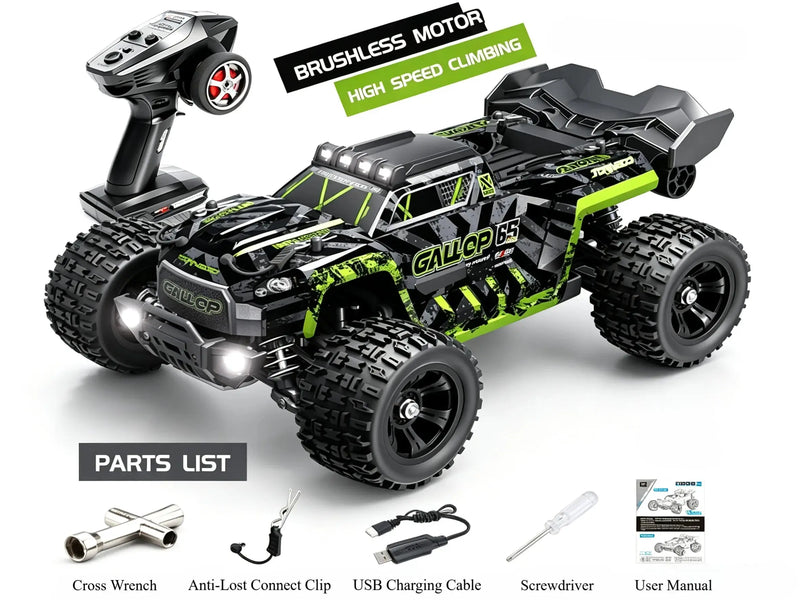 1:18 4WD RC Off-Road Truck, Brushed & Brushless Two Versions for Adults ZD-pro RC