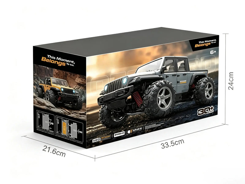 1/20 4WD RC Off-Road Truck with 2.4G Remote & LED Lights ZD-pro RC