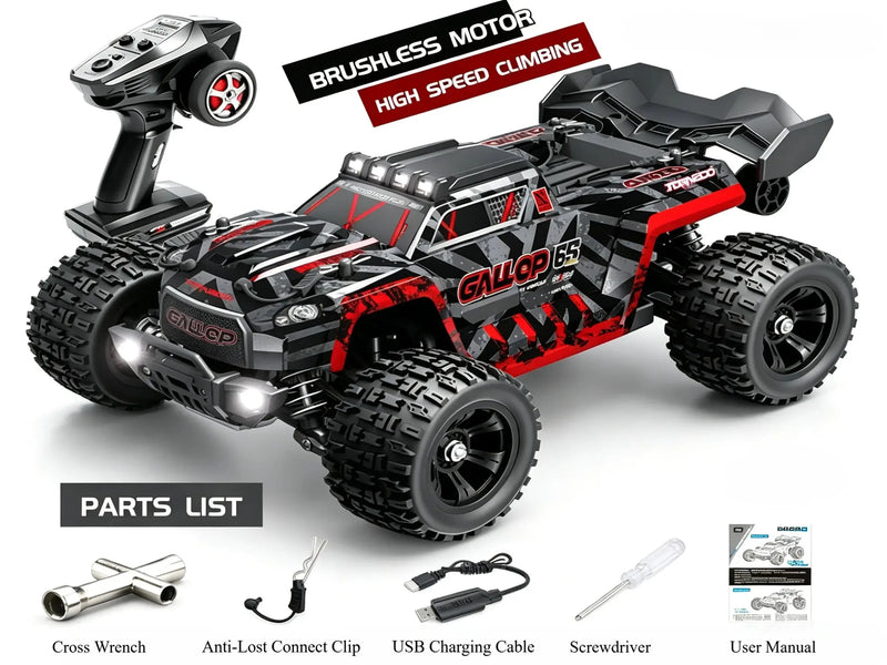 1:18 4WD RC Off-Road Truck, Brushed & Brushless Two Versions for Adults ZD-pro RC