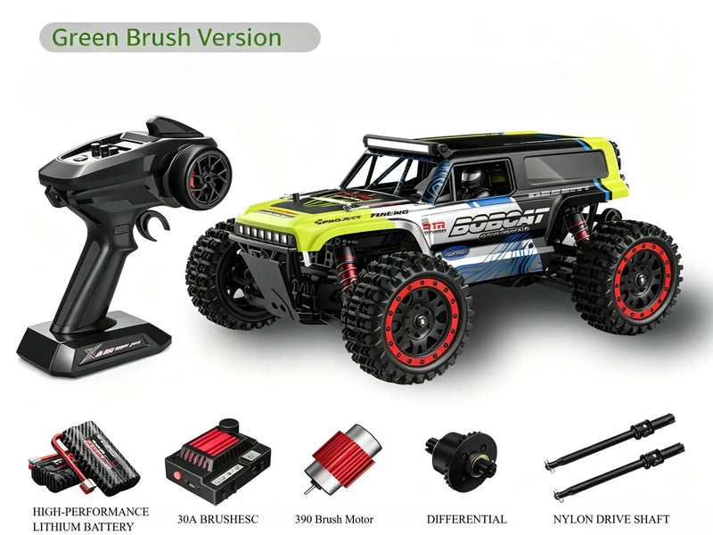 4WD RC Off-Road Truck with LED Lights, Brushed & Brushless Versions ZD-pro RC