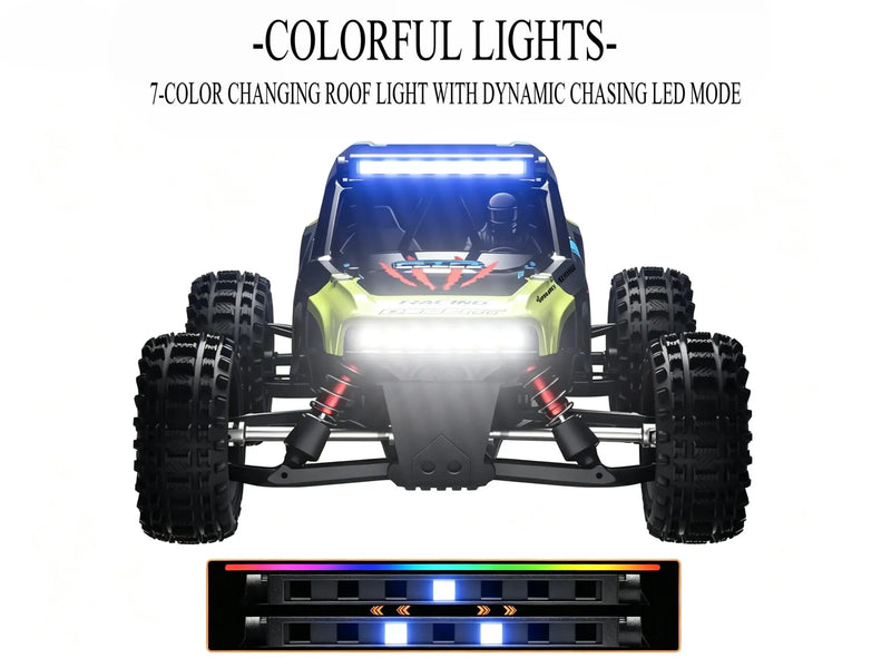 4WD RC Off-Road Truck with LED Lights, Brushed & Brushless Versions ZD-pro RC