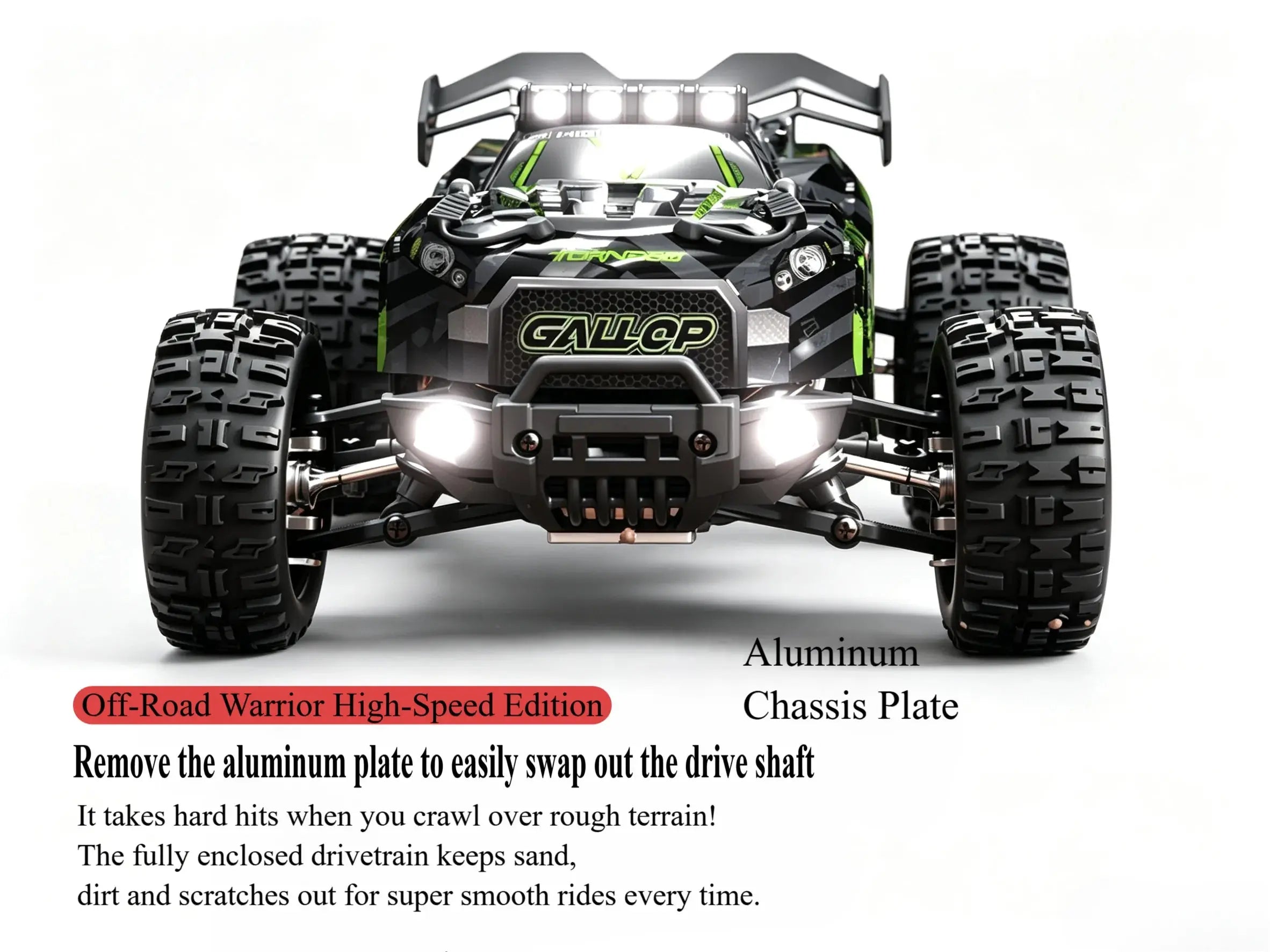 1:18 4WD RC Off-Road Truck, Brushed & Brushless Two Versions for Adults ZD-pro RC
