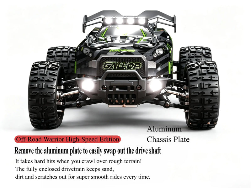 1:18 4WD RC Off-Road Truck, Brushed & Brushless Two Versions for Adults ZD-pro RC
