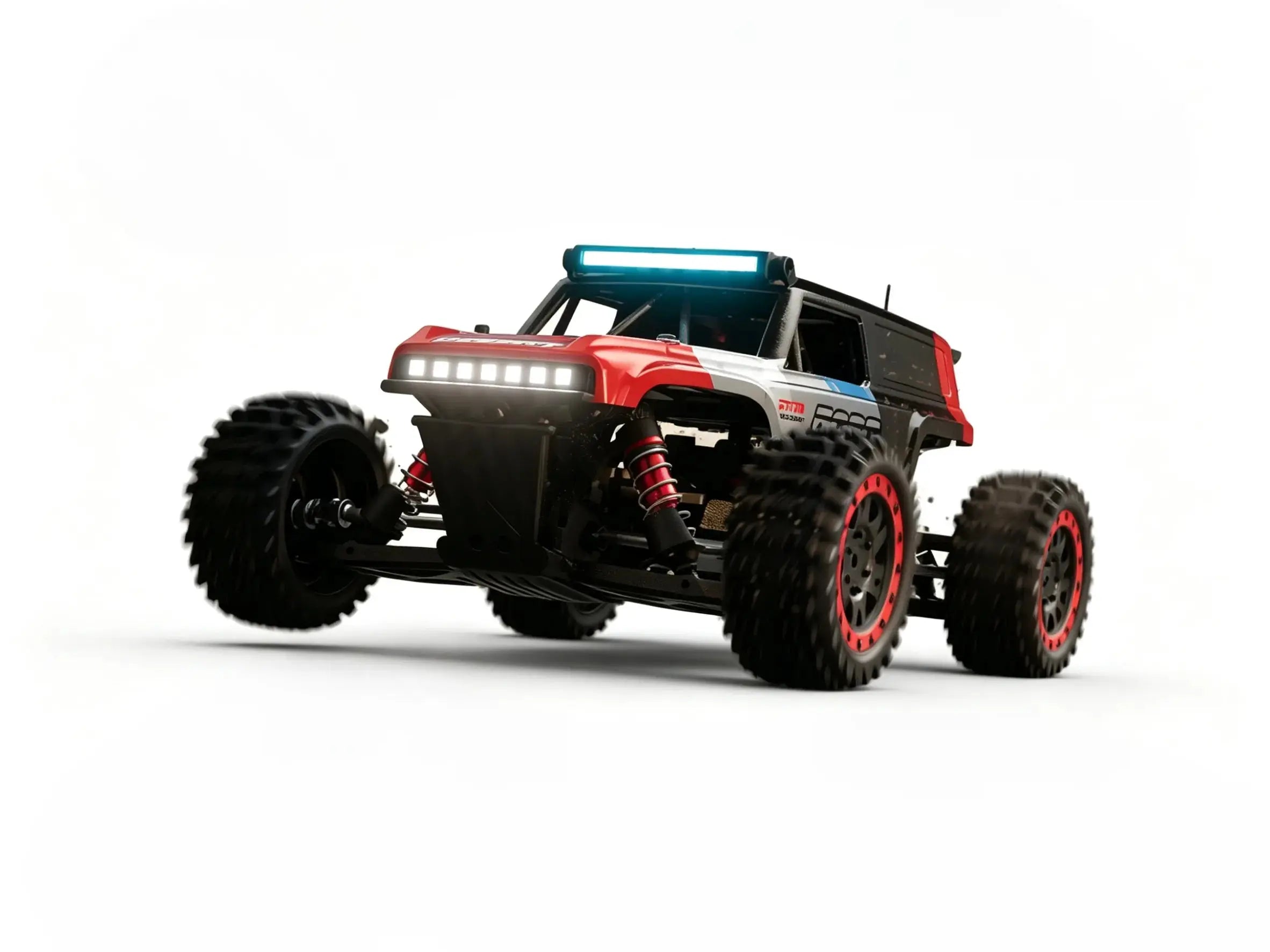 4WD RC Off-Road Truck with LED Lights, Brushed & Brushless Versions ZD-pro RC