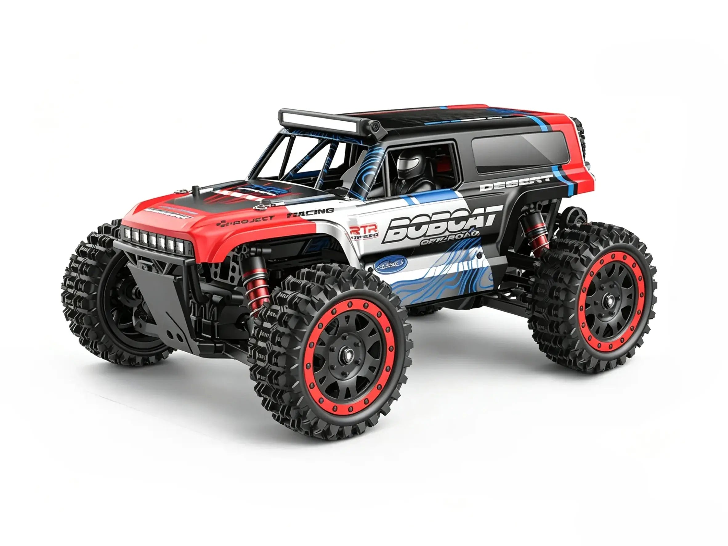 4WD RC Off-Road Truck with LED Lights, Brushed & Brushless Versions ZD-pro RC