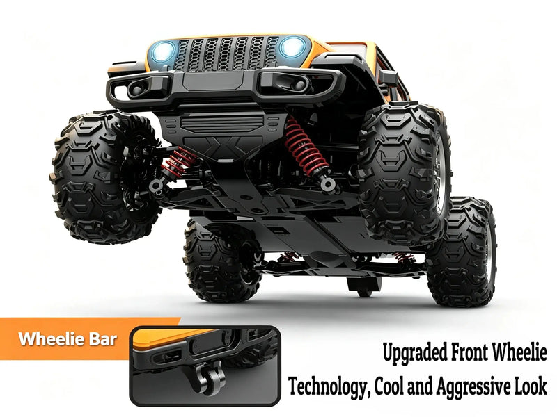 1/20 4WD RC Off-Road Truck with 2.4G Remote & LED Lights ZD-pro RC