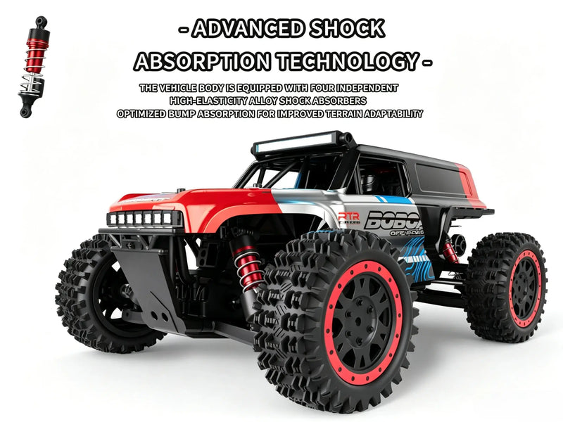 4WD RC Off-Road Truck with LED Lights, Brushed & Brushless Versions ZD-pro RC