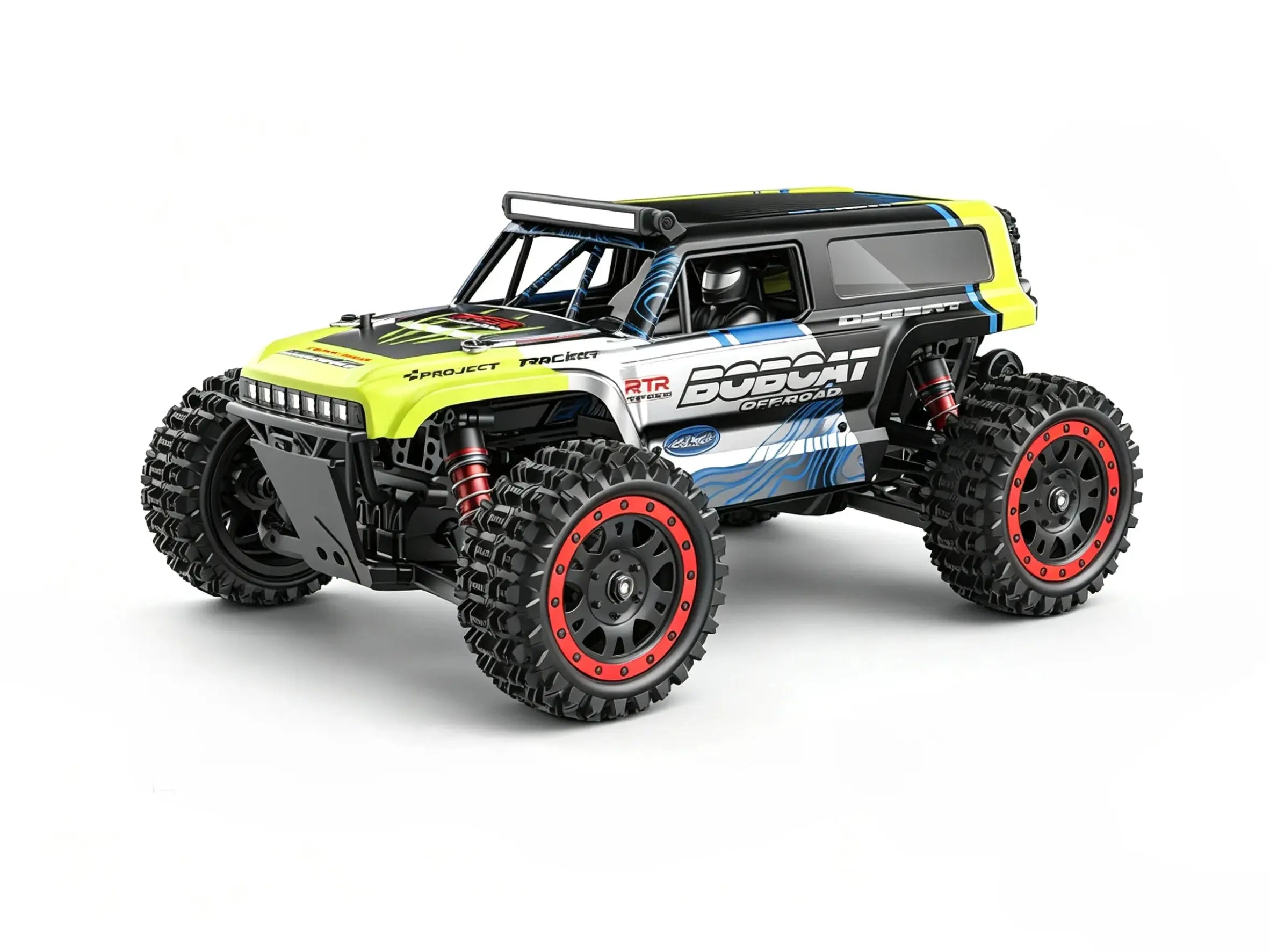 4WD RC Off-Road Truck with LED Lights, Brushed & Brushless Versions ZD-pro RC