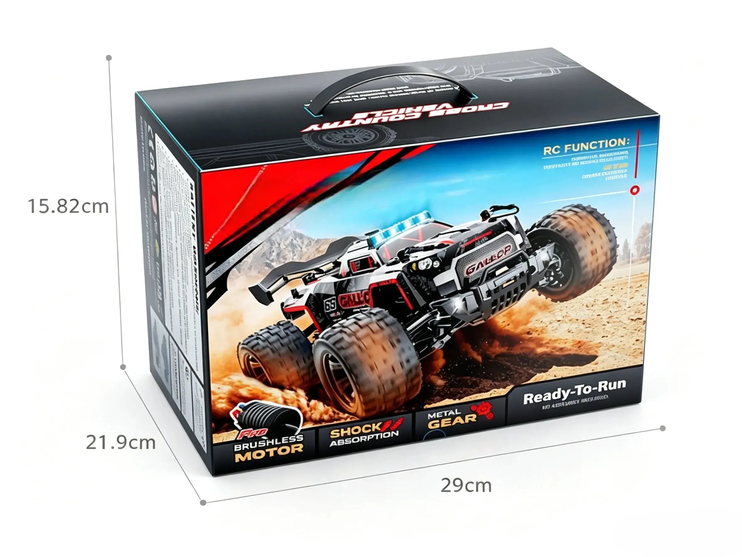 1:18 4WD RC Off-Road Truck, Brushed & Brushless Two Versions for Adults ZD-pro RC