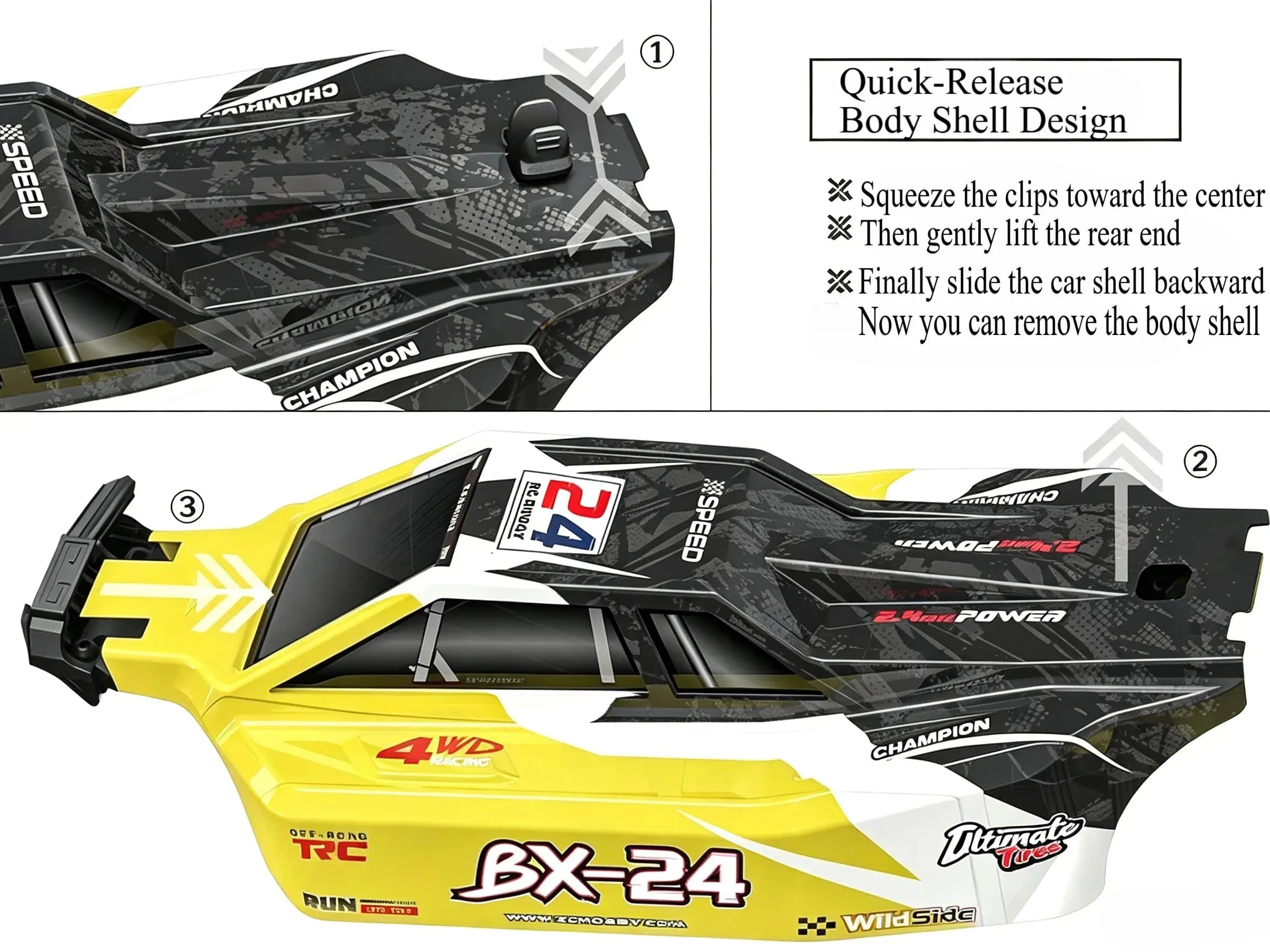 4WD RC Racing Buggy, 2 Available Brushed and Brushless Versions ZD-pro RC