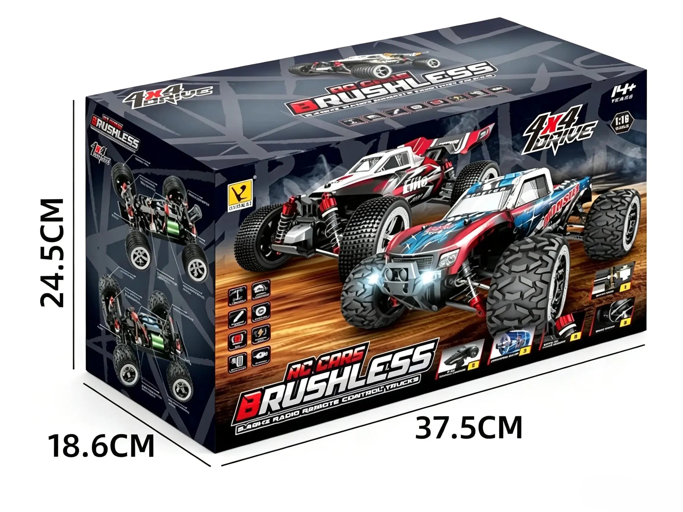 1:16 4WD Brushless control car racing off-road buggy ZD-pro RC
