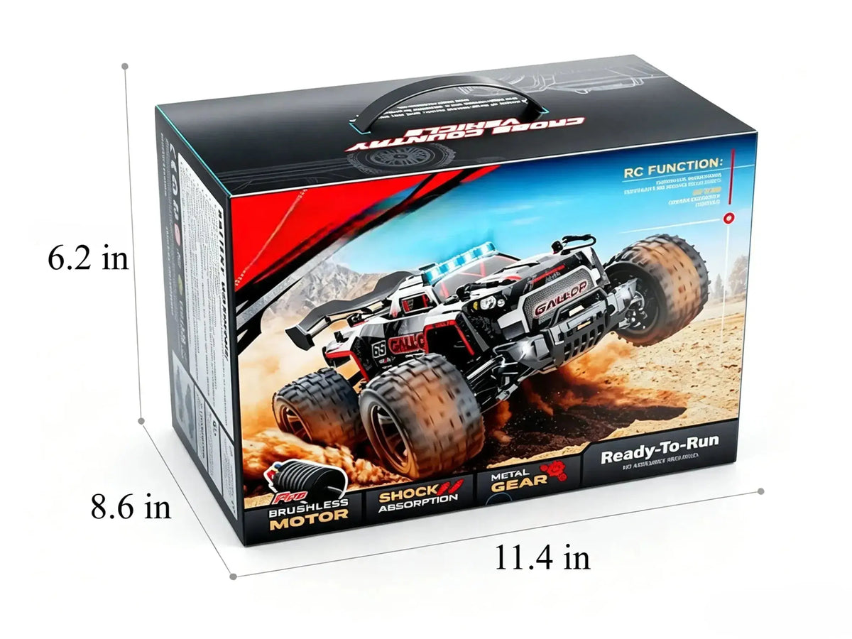 1:18 4WD RC Off-Road Truck, Brushed & Brushless Two Versions for Adults ZD-pro RC