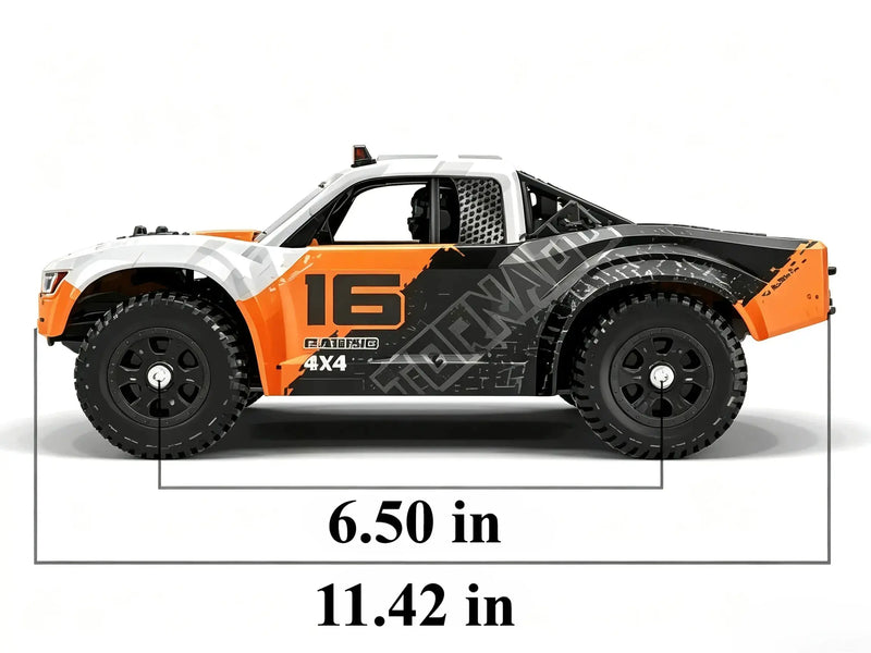 1:16 4WD RC Short Course Truck, Brushed and Brushless Optional Hobby RC Truck ZD-pro RC