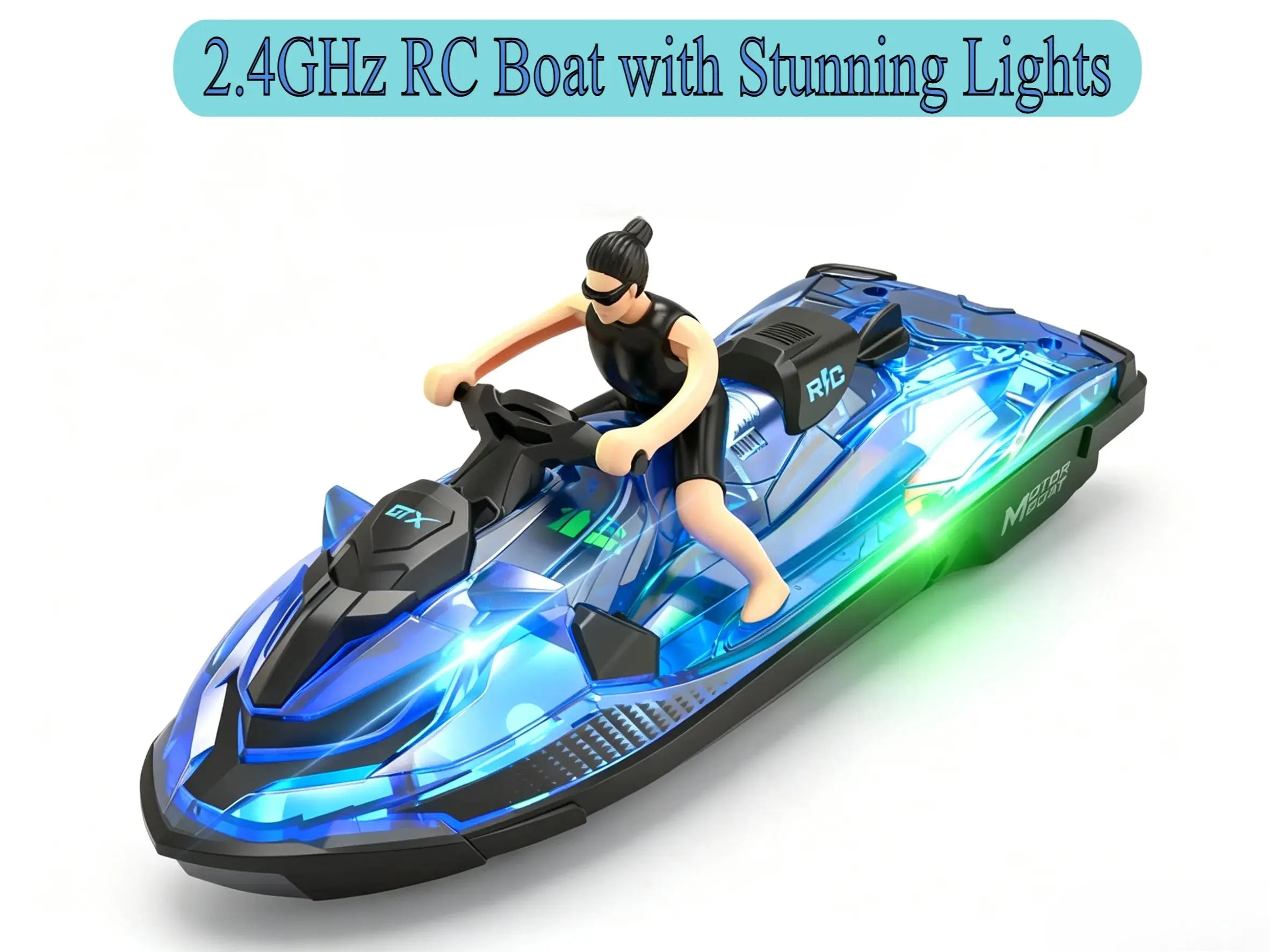 2.4GHz Anti-Interference remote control speed boat Supports Multi-Player Racing ZD-pro RC
