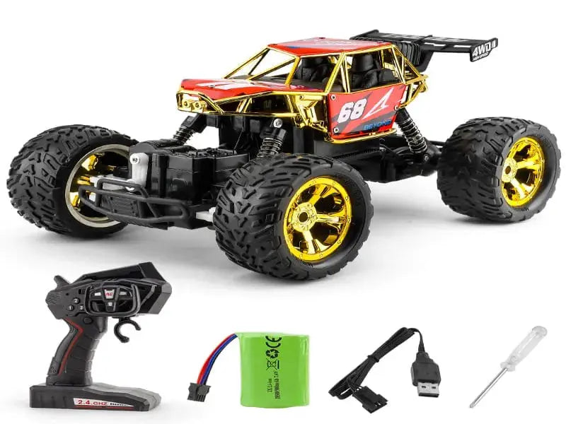 High-Speed 4WD Rock Crawler RC Car – Off-Road Climbing Beast