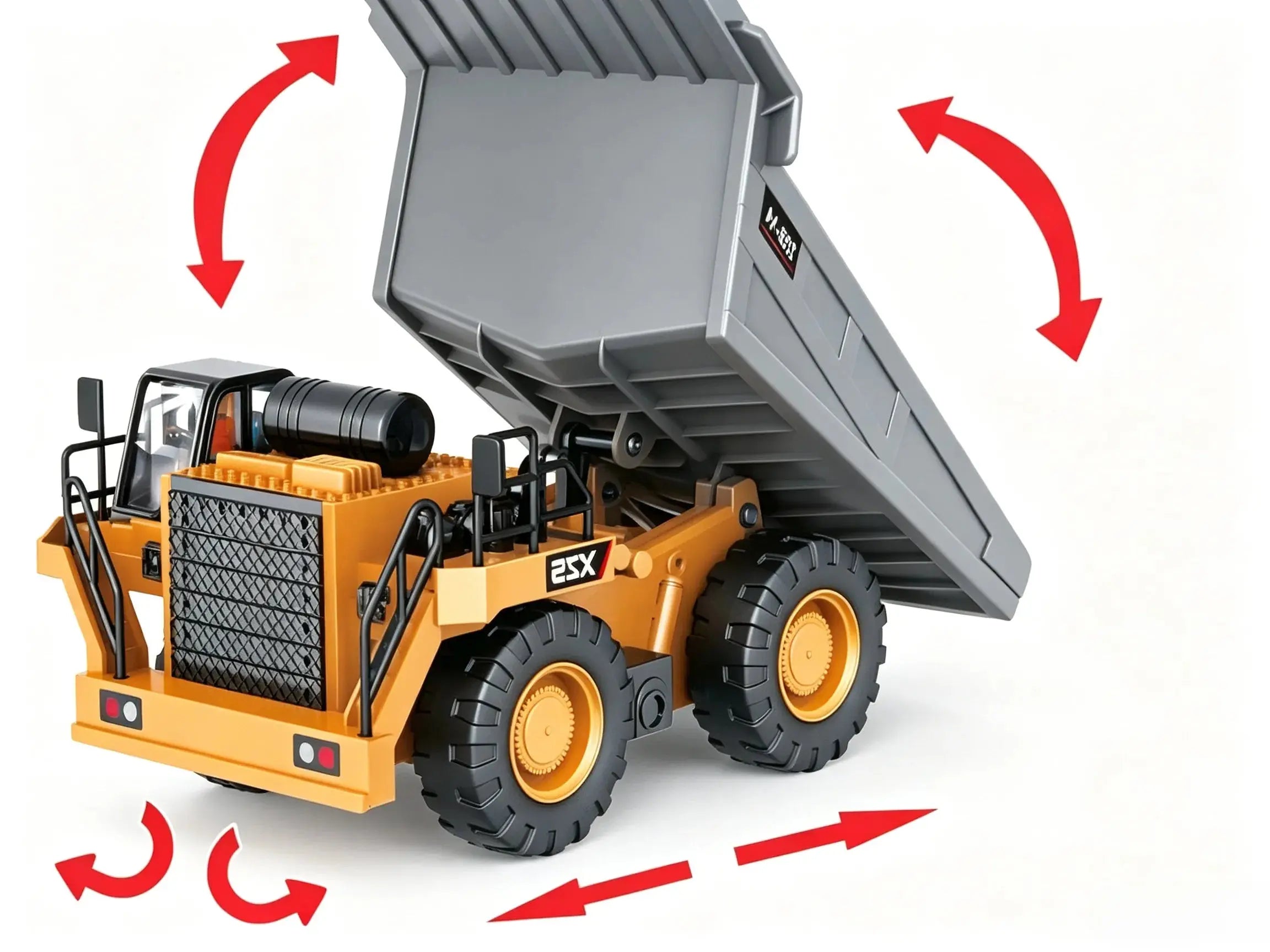 Alloy Remote Control Excavator,11 Channel 1:20 RC Construction Vehicle with Light & Sound ZD-pro RC