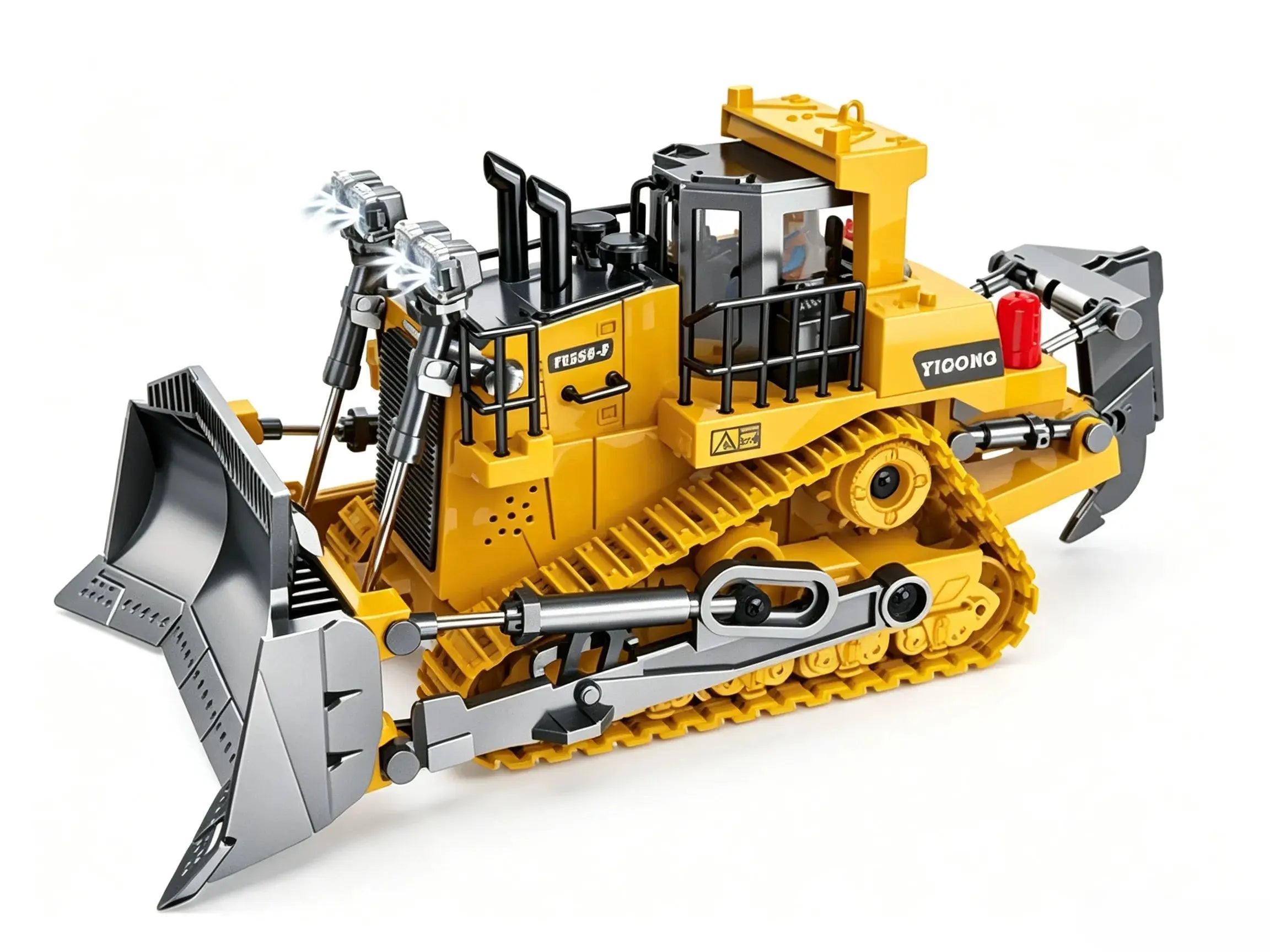 Alloy Remote Control Excavator,11 Channel 1:20 RC Construction Vehicle with Light & Sound ZD-pro RC