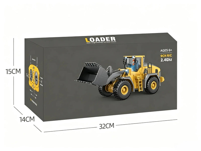 Alloy Remote Control Excavator,11 Channel 1:20 RC Construction Vehicle with Light & Sound ZD-pro RC
