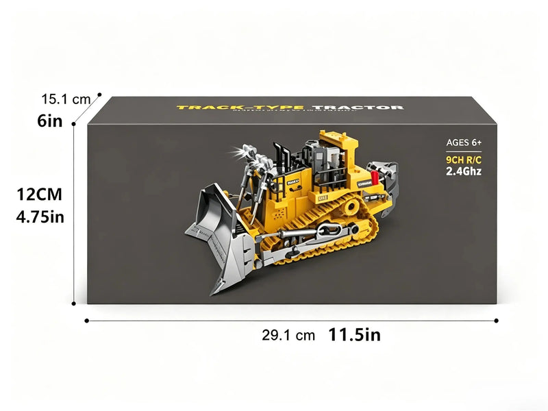 Alloy Remote Control Excavator,11 Channel 1:20 RC Construction Vehicle with Light & Sound ZD-pro RC