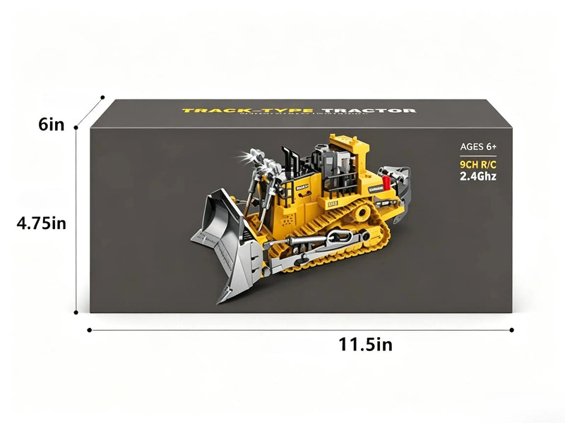 Alloy Remote Control Excavator,11 Channel 1:20 RC Construction Vehicle with Light & Sound ZD-pro RC