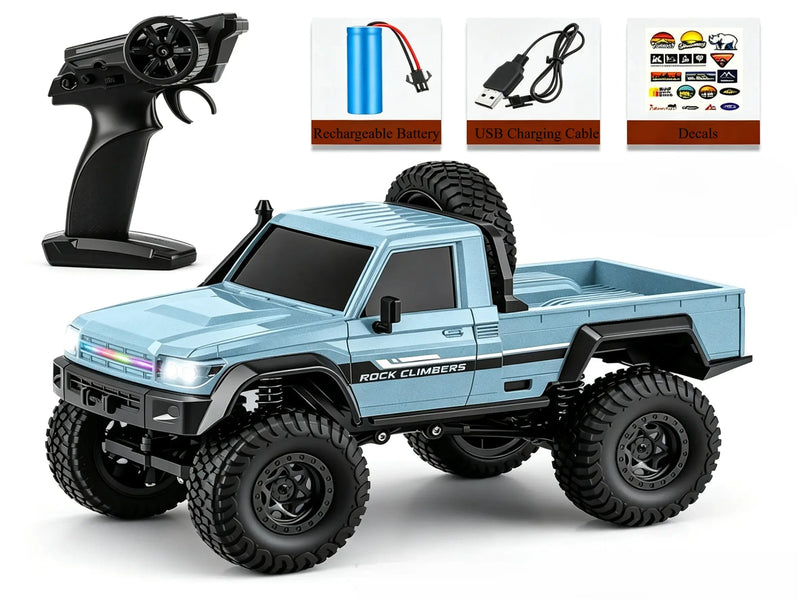 4WD RC Crawler 1:20 Scale Off-Road Truck with LED Lights ZD-pro RC
