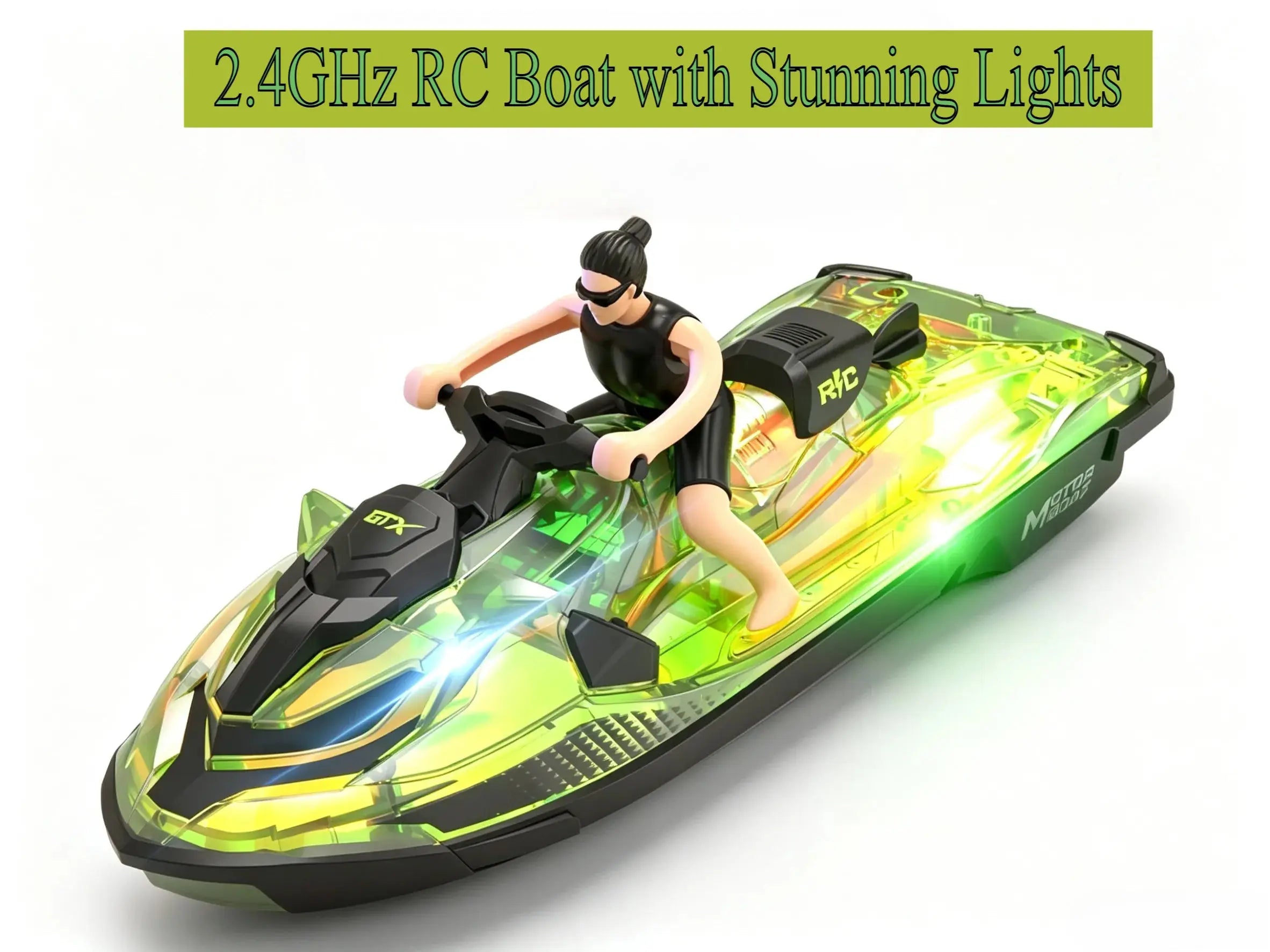 2.4GHz Anti-Interference remote control speed boat Supports Multi-Player Racing ZD-pro RC