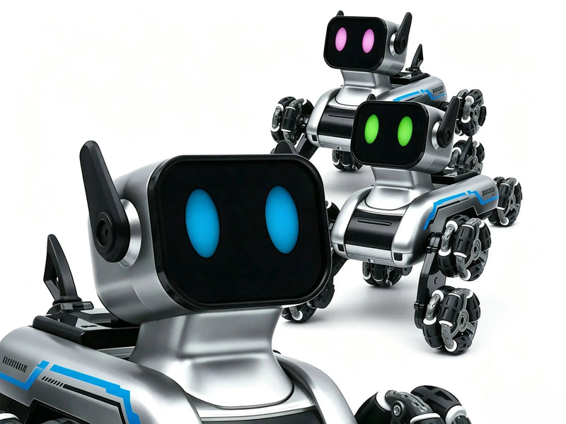 Deformable RC Robot Dog, 8-Wheel Stunt Toy with Handle & Gesture Watch Remote ZD-pro RC